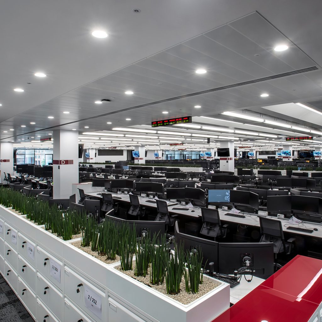 UBS London Trading Floor SBFI Financial Furniture